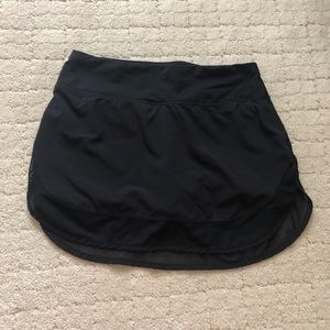 Lululemon Black Tennis Skort